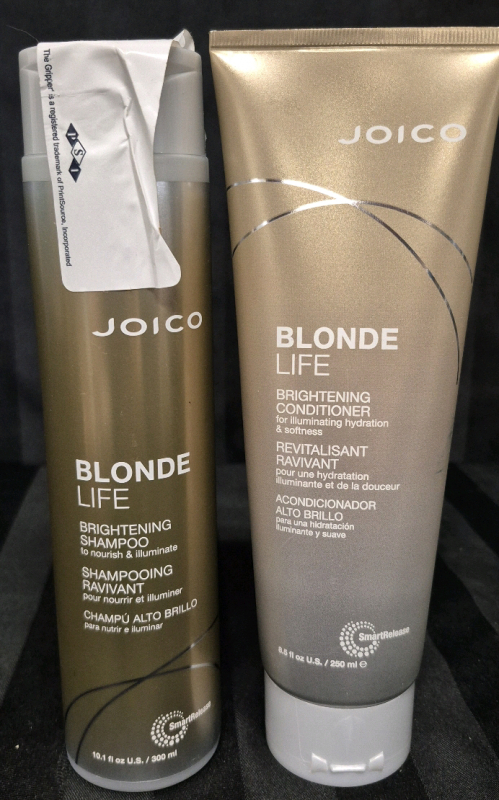 [See Desc] 2 Joico Blonde Life Hair Care Brightening Shampoo 300mL & Brightening Conditioner 250mL