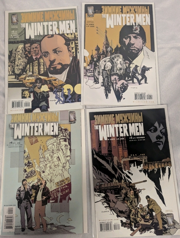4 Wildstorm Comics The Wintermen Comics. #1-4