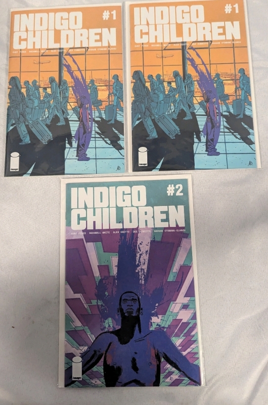 3 Image Comics Indigo Children Comics. Issues 1 & 2 with Duplicate 1.