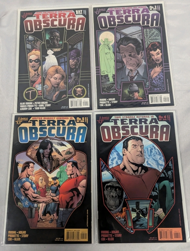 4 New DC Terra Obscura Comics. Issues 1,2,4,5.