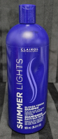 [See Desc] Clairol Shimmer Lights Blonde Toning Shampoo 931mL Reduces Brass & Purple Pigments for Refreshed Cool Tones