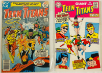 2 DC Teen Titans Comics: The Teen Titans (1976) Issue #47 and Giant Teen Titans Annual (1999)