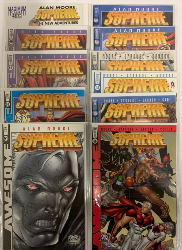 Awesome Comics | SUPREME | #48-56 Consecutive Run | Very Good or Higher Ungraded Condition