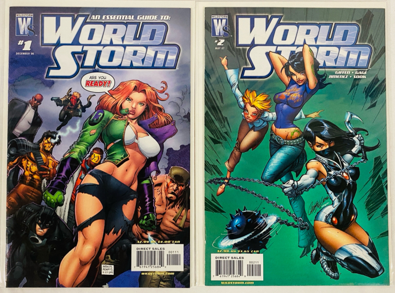 2 Wildstorm World Storm Comics, Issues #1 (2006) and #2 (2007)