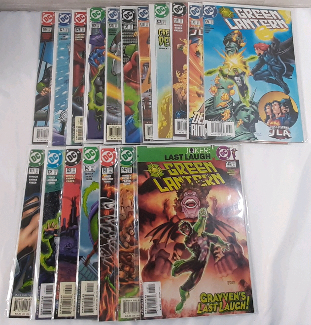 High Grade DC Green Lantern (2000-2001) Kyle Renner Run, Issues #126-143 (Consecutive Run)