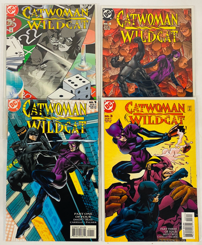 [Complete Run] DC Catwoman Wildcat Comics, Issues #1-4