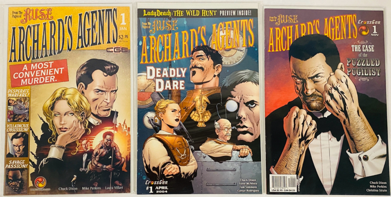 3 CrossGen Archard&rsquo;s Agent Comics (2003-2004)