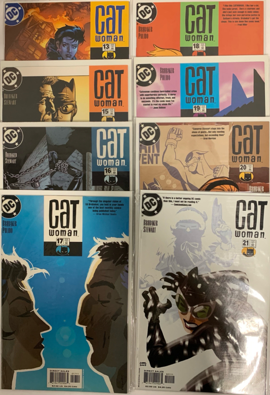 DC Comics | Cat Woman | Brubaker | #13-21 (#14 is missing) | Very Good or Higher Ungraded Condition