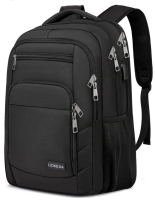 New Liokesa laptop backpack. <br/>Features:<br/>It includes a padded laptop compartment (up to 17.3 inches), multiple compartments, side pockets, and a hidden anti-theft pocket on the back.<br/>Convenience:<br/>The backpack features an external USB charg