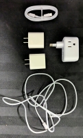 5 New Wall Adaptors + Cables. Cables approximately 70" in Length.