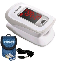New - MicroLife Series 200 Pulse Oximeter . Monitors Blood Oxygen Saturation & Heart Rate .