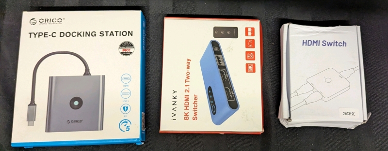 3 As New Docking Stations / Switches.