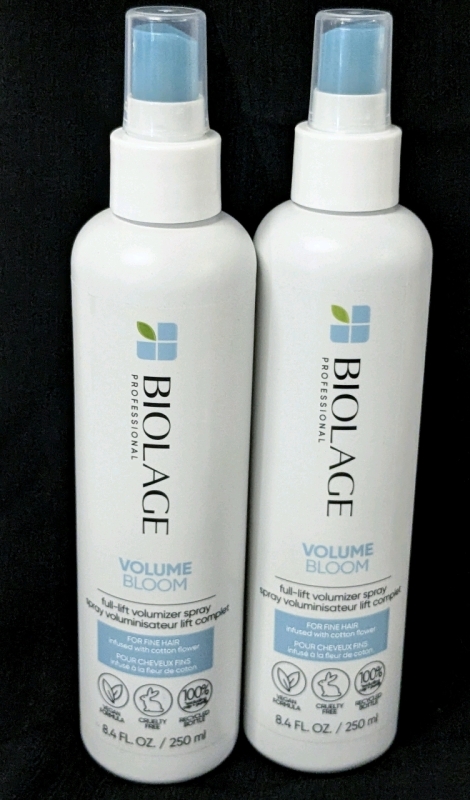 [See Desc] 2&times; BIOLAGE Volume Bloom Full-Lift Volumizer Spray for Fine Hair