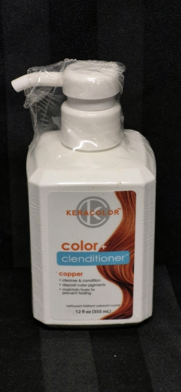 New Keracolor Hair Product Color + Clenditioner - Copper 355mL