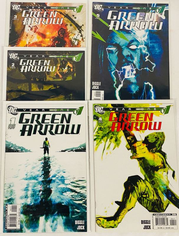 [Consecutive Run] 5 DC Green Arrow Comics (2007) Issues #1-5