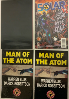 4 Valiant Comics | Solar Man Of the Atom | Alpha & Omega - Black Cover | All Comics Bagged and Boarded | Very Good or Higher Ungraded Condition
