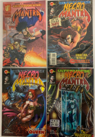4 Malibu Comics | Mantra #1 & Necro Mantra #1-3 | All Comics Bagged and Boarded | Very Good or Higher Ungraded Condition