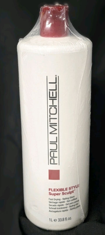 New Sealed PAUL MITCHELL Flexible Style Super Sculpt Fast-Drying Styling Glaze, 1L