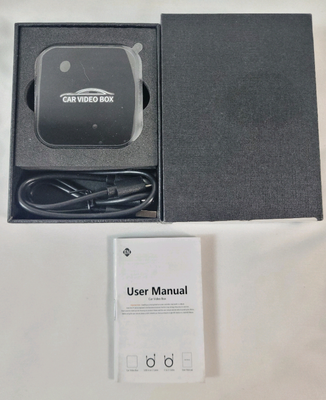 As New - Car Video Box - Carplay Ai Box Wireless CarPlay Android Auto Smart TV Box Car , WIFI Support - Netflix YouTube