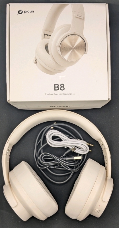 PICUN B8 Wireless Over-Ear Headphones, Tested for Power