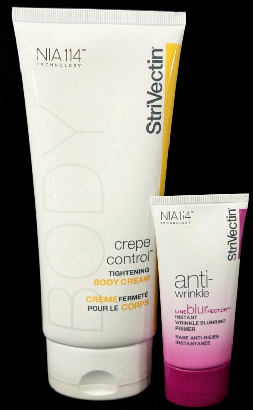 [See Desc] 2 STRIVECTIN NIA114 Technology Crepe Control Tightening Body Cream & Anti-Wrinkle LineBlurfector Instant Wrinkle Blurring Primer