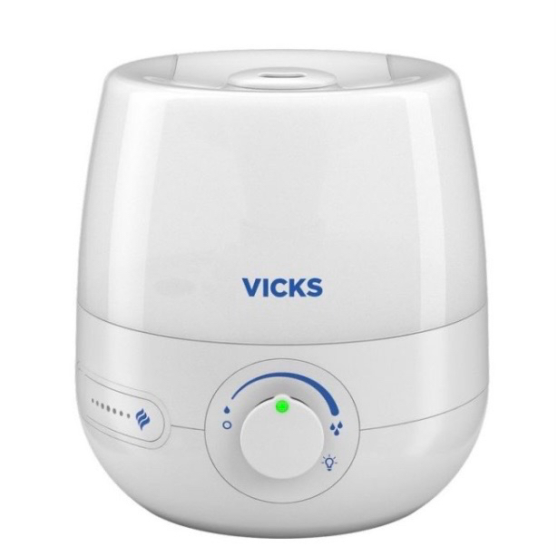 New Vicks VUL530C NaturalCare 3-in-1 Cold Mist Filter Free Humidifier + Diffuser + Nightlight - White (Retails for over $75.00!)