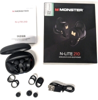 MONSTER N-LITE 210 Wireless In-Ear Headphones, Tested for Power