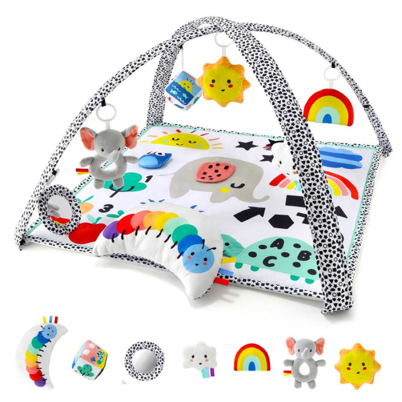 As-New Montessori Elephant Baby Play Gym & 7-in-1 Play Mat - Retails for over $65.00! (See photos for dimensions)