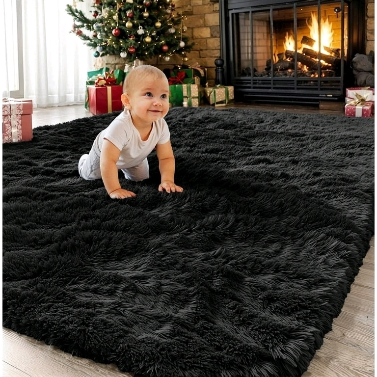 New Sanmadrola Shag Area Rug 8' by 10' Retails for Over $80