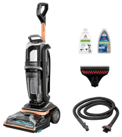 New - BISSELL Revolution HydroSteam Pet Carpet Cleaner, Upright Deep Cleaner, HydroSteam Technology, 2-in-1 Pet Upholstery Tool & Formulas Included, Model # 3432B . Retail $400