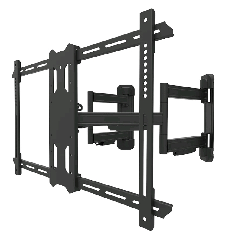 New - Kanto PDC650 Full Motion Corner TV Mount for 37" to 70" TVs | Supports up to 125 lb (56 kg) | Swivel 40&deg; | Tilt +15&deg;/-3&deg; | Black . For Wall , Ceiling or Corners . Retail $190