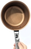 New AYESHA Home Collection Hard-Anodized Aluminum Nonstick Cookware : 1.4L Covered Saucepan, For All Cooktops - 2