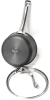 New AYESHA Home Collection Hard-Anodized Aluminum Nonstick Cookware : 1.4L Covered Saucepan, For All Cooktops - 3