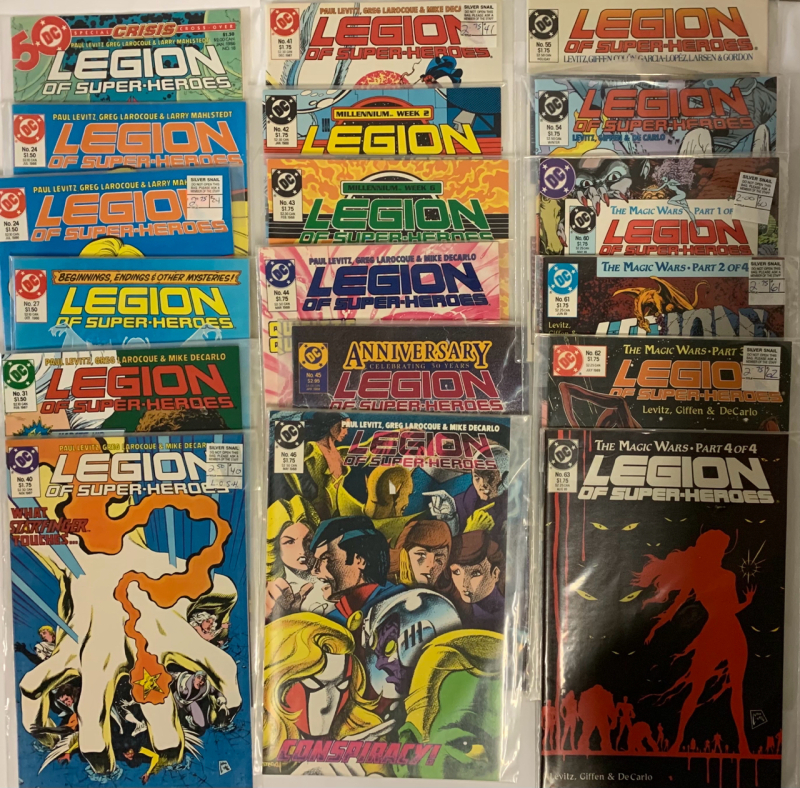 DC Comics 1986-89 Legion of Superheroes | #18-#63 NOT a Complete Run - 19 Issues | Very Good or Higher Ungraded Condition