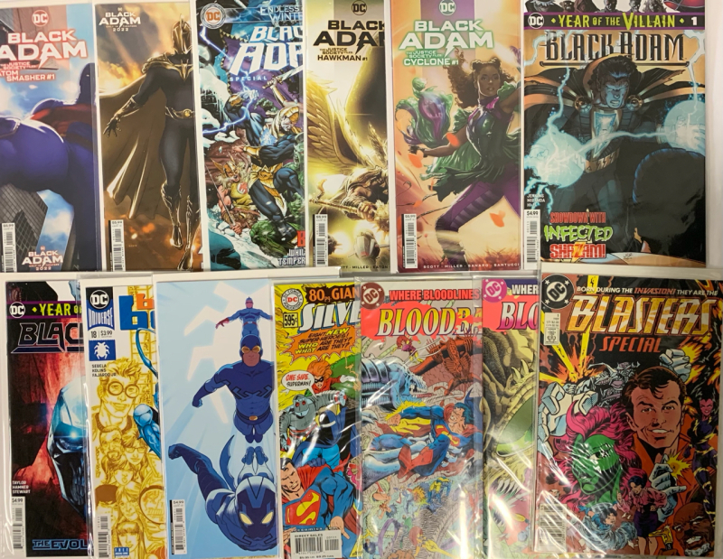 DC Comics Lot | 13 Issues | Black Adam, Blue Beetle, Bloodbath and others | Very Good or Higher Ungraded Condition