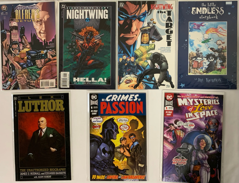 DC Comics Trade Paperbacks | 7 Issues | NIGHTWING, Lex Luthor, Crimes of Passion and more | Very Good or Higher Ungraded Condition