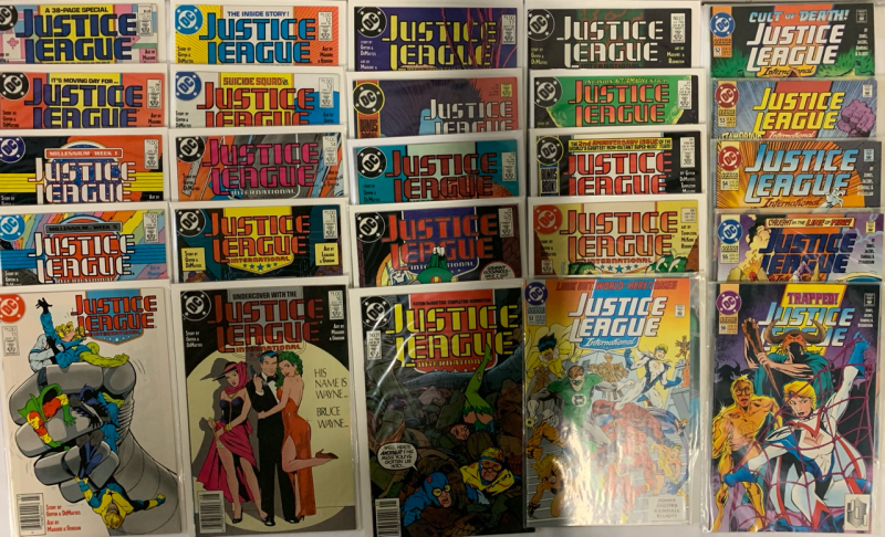 DC Comics | Justice League International | #7-#23 Complete Run | 1993 Justice League International #51-#56 Consecutive Run | Very Good or Higher Ungraded Condition