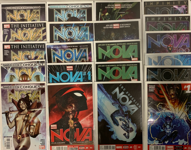 Marvel Comics | NOVA Comic Lot | 2 Separate Series NOT Complete | Very Good or Higher Ungraded Condition