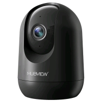 As New - MUBVIEW Home Security, Indoor Security Camera, 2.4G WiFi Wired Camera Ideal for Dog/Elder/Baby, Motion Tracking, Two-Way Audio, Pan Tilt, 24/7, 2K Night Vision