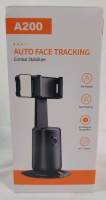 As New - Auto Face Tracking Tripod 360&deg; Rotation, No App, Auto-Tracking Phone Holder with Stand,Gesture Control and LED Light Rechargeable Smart Shooting Stand for Vlog Live Streaming Video Tiktok