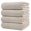 4 New | POLYTE Microfiber Oversize Quick Dry Lint Free Bath Towels 60 in x 30 in | Retails $50.69 *