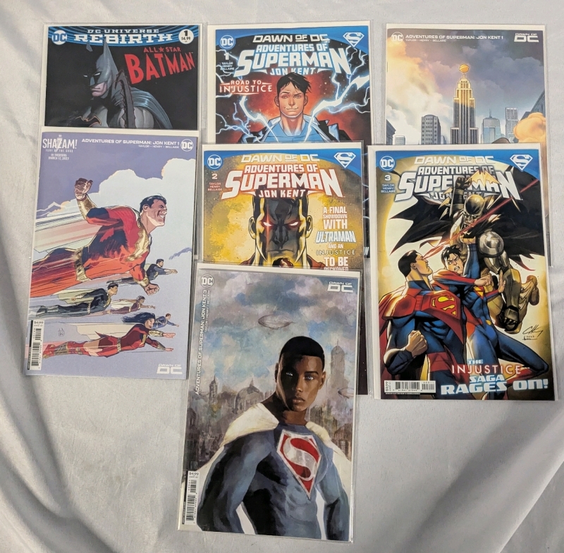 7 DC Comics, Superman, Batman & More. Varient covers Present.