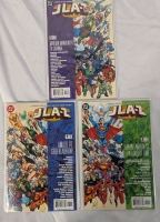 3 Vintage DC JLA-Z Comic Guidebook. Complete Run.