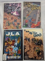 4 DC Justice League of America Comics. Including complete Run if Act of God & the Century War.