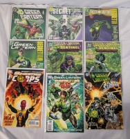 9 DC Green Lantern Comics. Various Series.