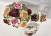 3 Vintage Royal Albert Old Country Roses Flower Posies - Tallest 5.25" - 2
