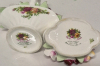 3 Vintage Royal Albert Old Country Roses Flower Posies - Tallest 5.25" - 5
