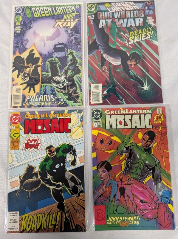 4 DC Green Lantern Comics. Variety of Series.