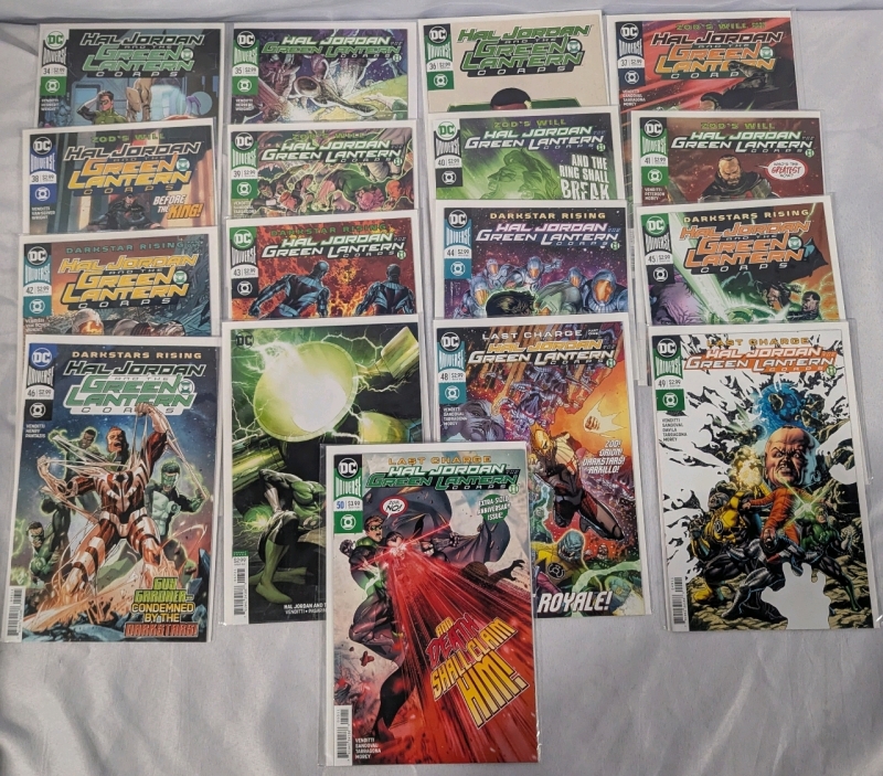 17 DC Hal Jordan and the Green Lantern Corps Comics. Continuous Run. Issues 34-50