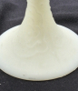 Stunning Signed Fenton Custard Uranium Glass Pedestal Candy Dish 6.5" Tall - 6